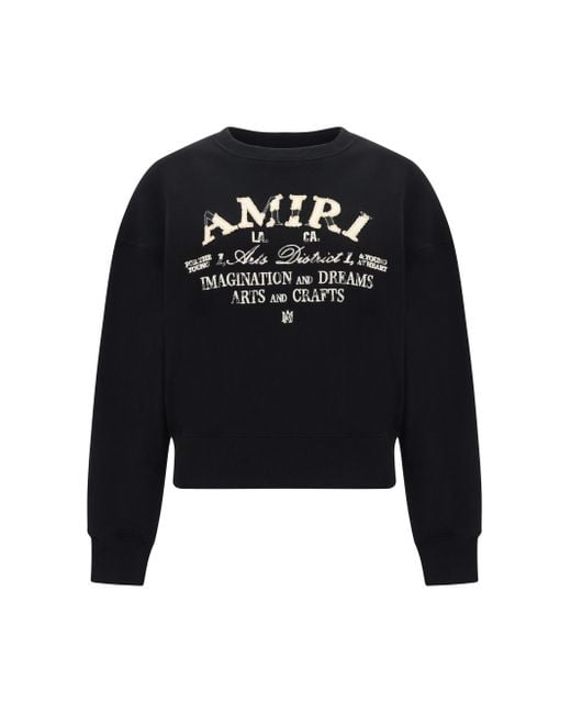 Amiri Black District Sweatshirt