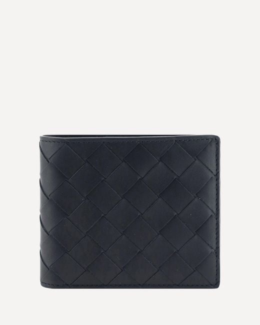 Bottega Veneta Blue Iconic Intrecciato Wallet for men