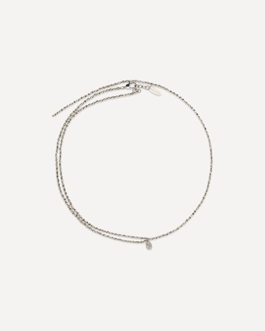 Brunello Cucinelli White Chain Necklace