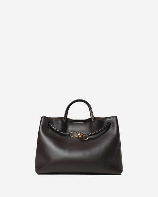 Bottega Veneta Black Andiamo Shoulder Bag