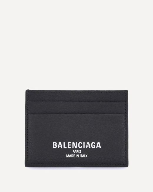 Balenciaga Black Card Holder for men