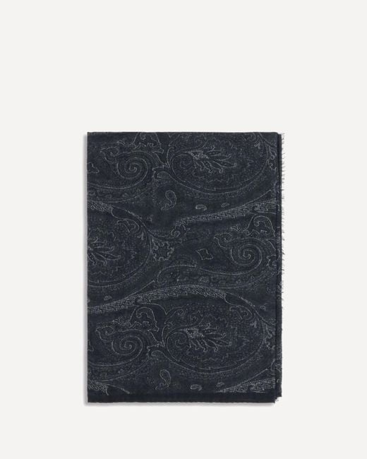Sciarpa Paisley di Etro in Blue da Uomo