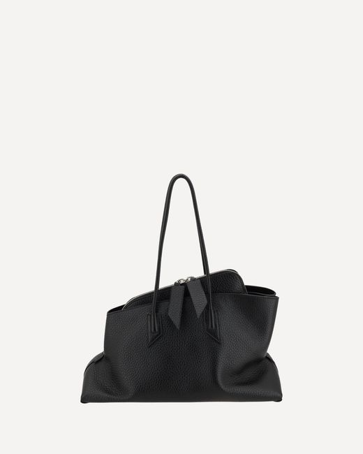 The Attico Black La Passeggiata Shoulder Bag