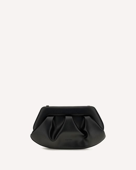 THEMOIRÈ Black Emera Bios Vegan Leather Clutch
