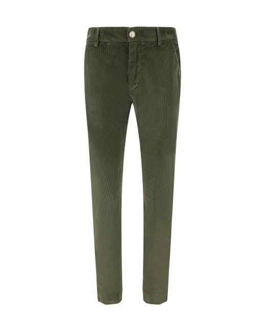 Hand Picked Green Pants for men