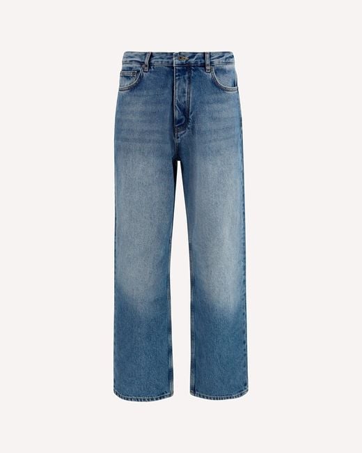Off-White c/o Virgil Abloh Blue Half Arrow Jeans for men