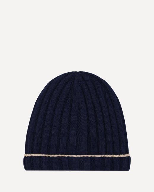Cappello Beanie di Brunello Cucinelli in Blue da Uomo