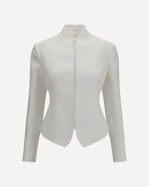 The Row White Brianda Jacket