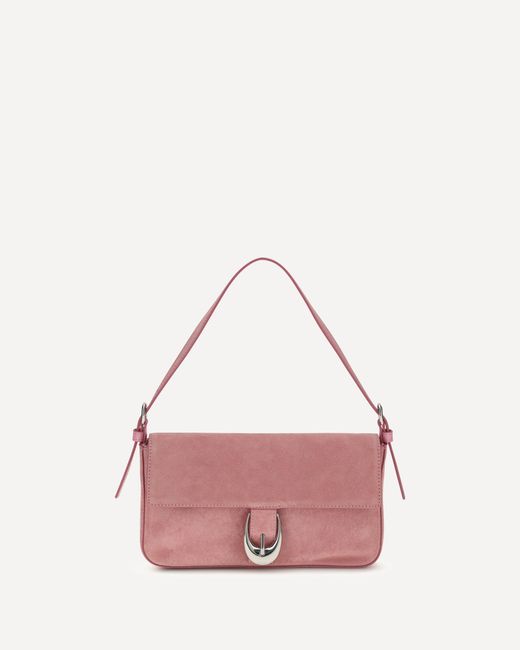 Staud Pink Harlow Shoulder Bag