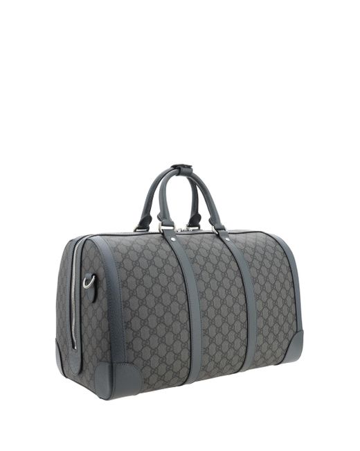 Gucci Gray Ophidia Small Travel Bag for men