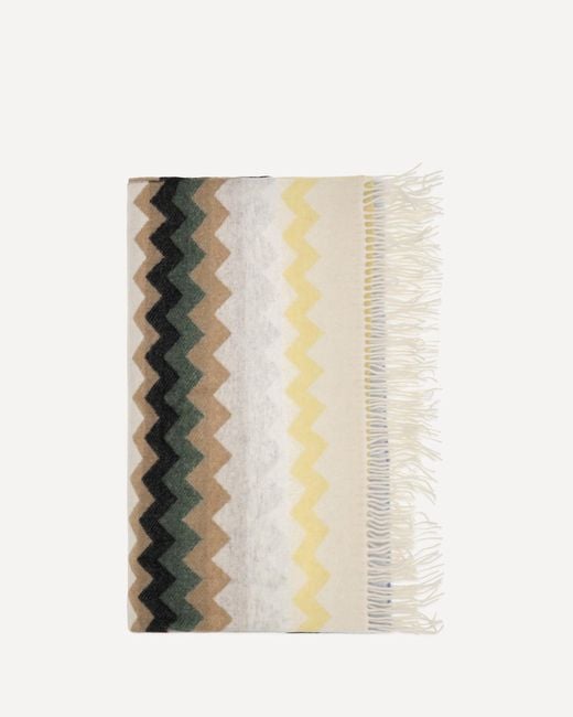 Missoni White Clifford Wool-Blend Plaid