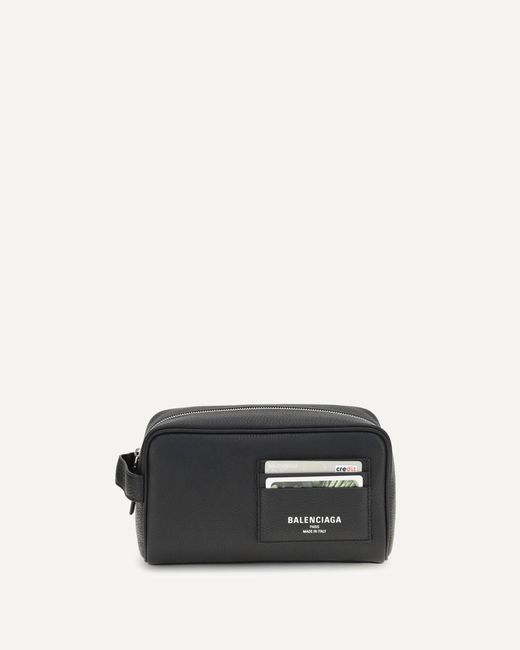 Beauty Case Con Logo di Balenciaga in Black da Uomo