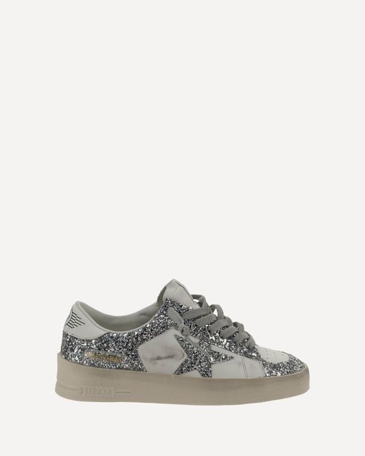 Golden Goose Deluxe Brand Gray Leather Sneakers