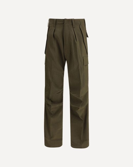 Tom Ford Green Cargo Pants for men