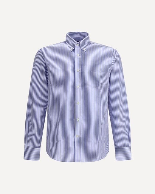 Camicia A Righe di Deperlu in Blue da Uomo