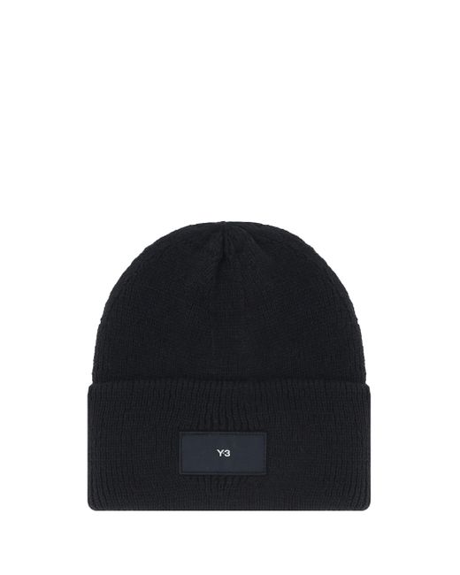 Y3 Beanie Hat in Blue for Men Lyst UK