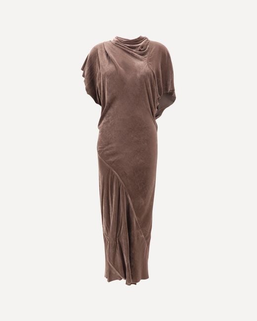 Rick Owens Brown Seb Dress
