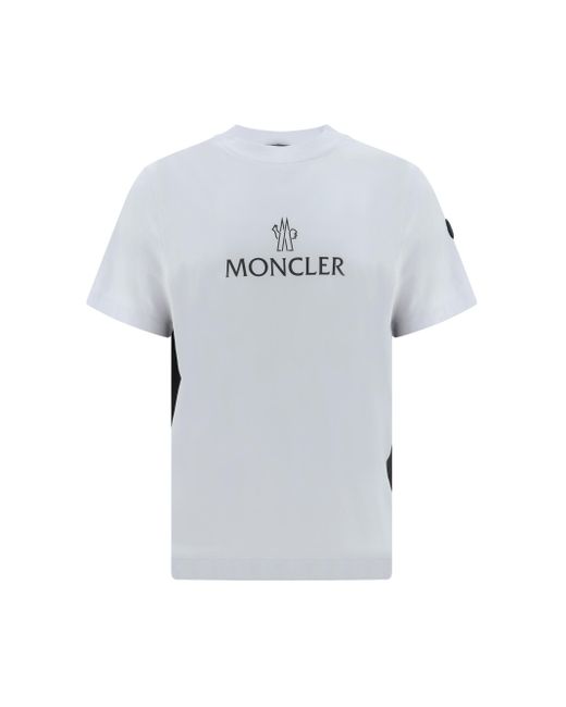 Moncler T-shirts in Gray for Men | Lyst