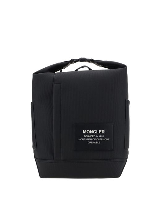 Moncler Black Nakoa Backpack for men