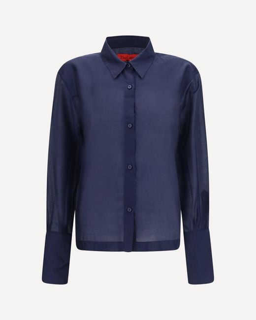THE LATEST Blue Codie Lightweight Muslin Shirt
