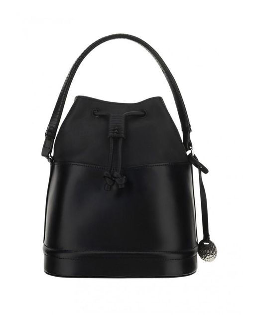 STAUD Leather Bucket Bag in Black | Lyst