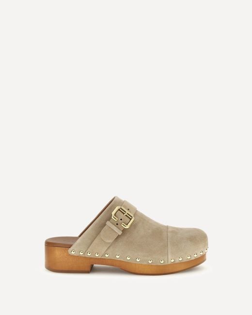 Chloé Natural Jeannette Clog Mules