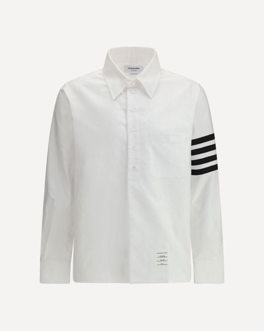 Thom Browne White Cotton Shirt for men