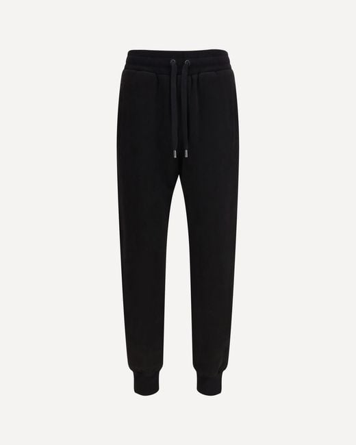 Dolce & Gabbana Black Jersey Patch Pants for men