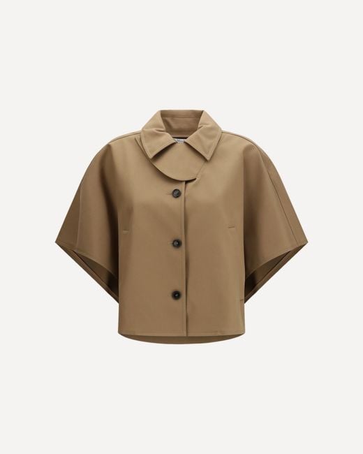 Max Mara Natural Cotton Cape