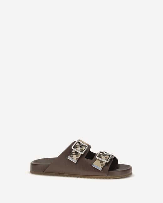Burberry Brown Urchin Sandals for men