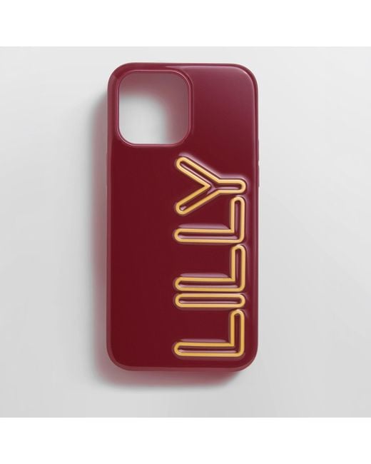 BaubleBar Red Fine Line Custom Iphone Case