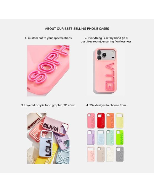 BaubleBar Blue Fine Line Custom Iphone Case