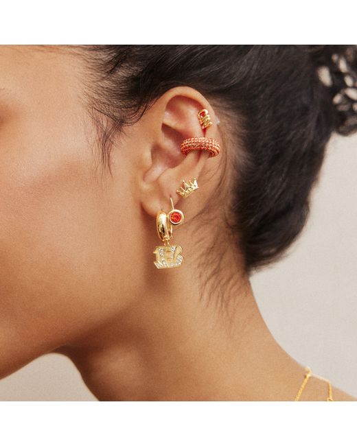 BaubleBar Metallic Nfl Earring Stack Set