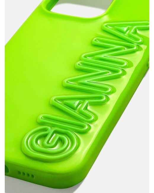 BaubleBar Green Fine Line Custom Iphone Case