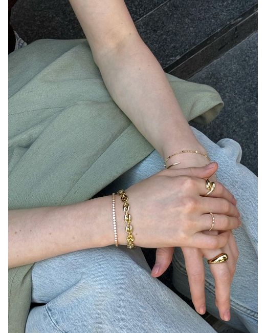 BaubleBar Metallic Thalia Gold Bracelet