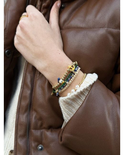 BaubleBar Metallic Disney Donald Duck Pisa Charm Bracelet