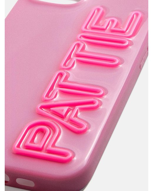 BaubleBar Pink Fine Line Custom Iphone Case