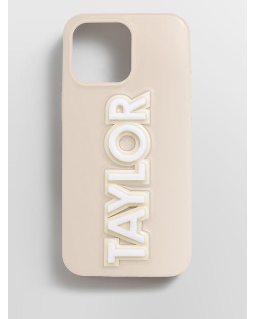 BaubleBar White Block Font Custom Iphone Case