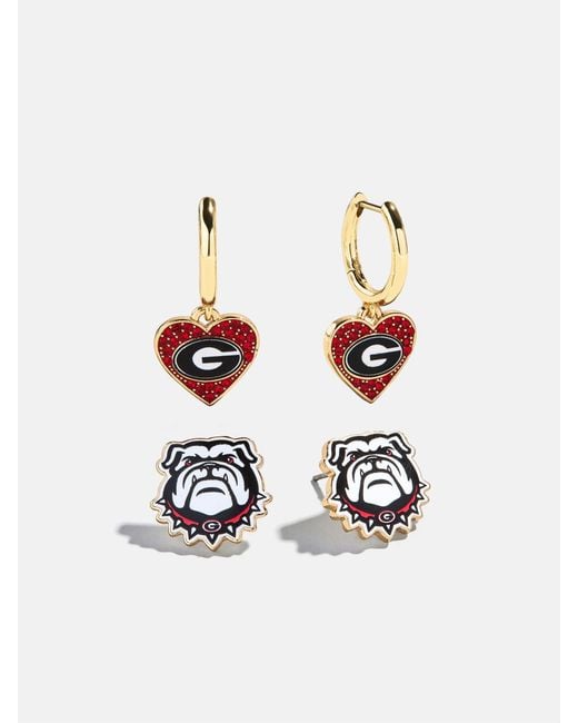 BaubleBar White University Of Georgia Earring Set
