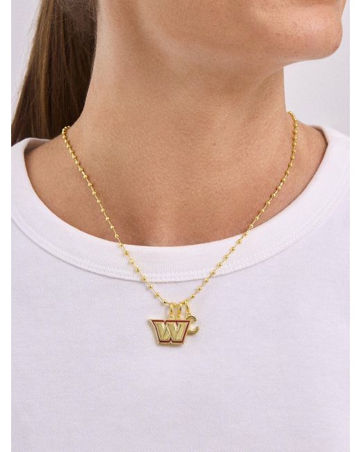 BaubleBar Metallic Wear By Erin Andrews X Washington Commanders Cluster Charm