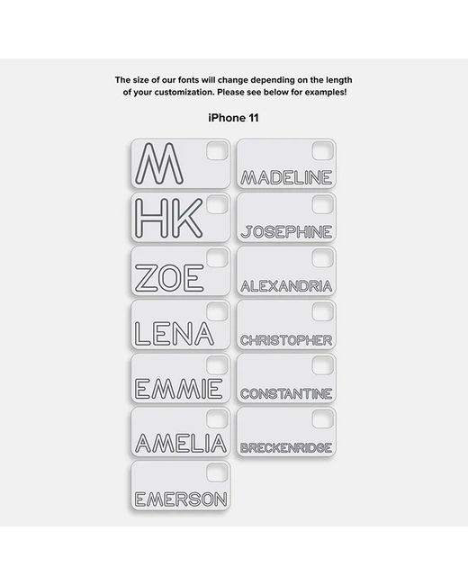 BaubleBar White Fine Line Custom Iphone Case