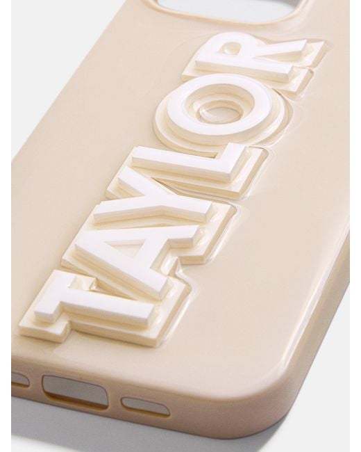 BaubleBar White Block Font Custom Iphone Case