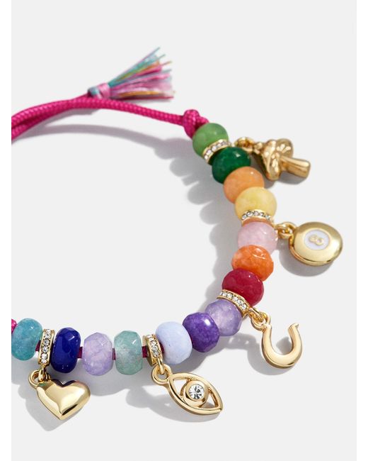 BaubleBar Multicolor Riley Semi-precious Charm Bracelet