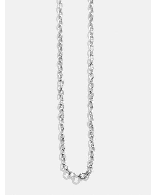 BaubleBar White Cluster Charm Necklace Chain