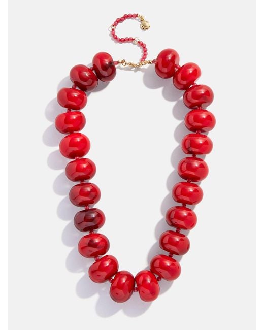 BaubleBar Red Joan Semi-precious Necklace