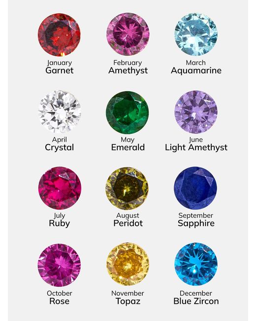 BaubleBar Metallic Gold Cubic Zirconia Custom Birthstone Ring