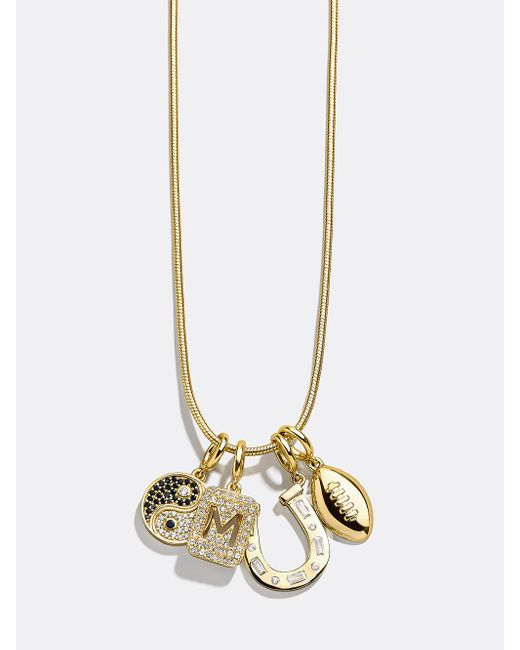BaubleBar White Custom Cluster Charm Pendant
