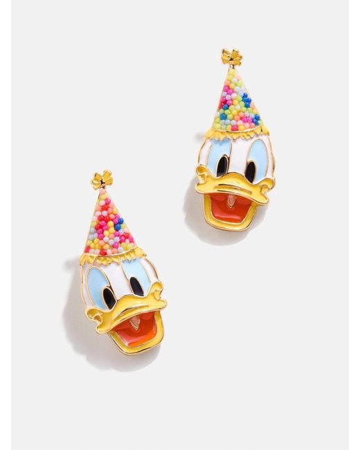 BaubleBar White Donald Duck Disney Celebration Earrings