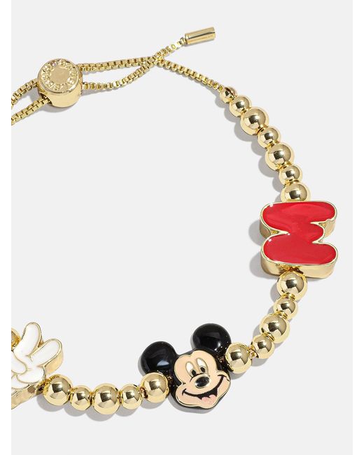 BaubleBar White Disney Mickey Mouse Pisa Charm Bracelet