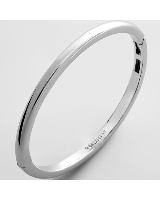 BaubleBar White Nadia Classic Hinge Bangle